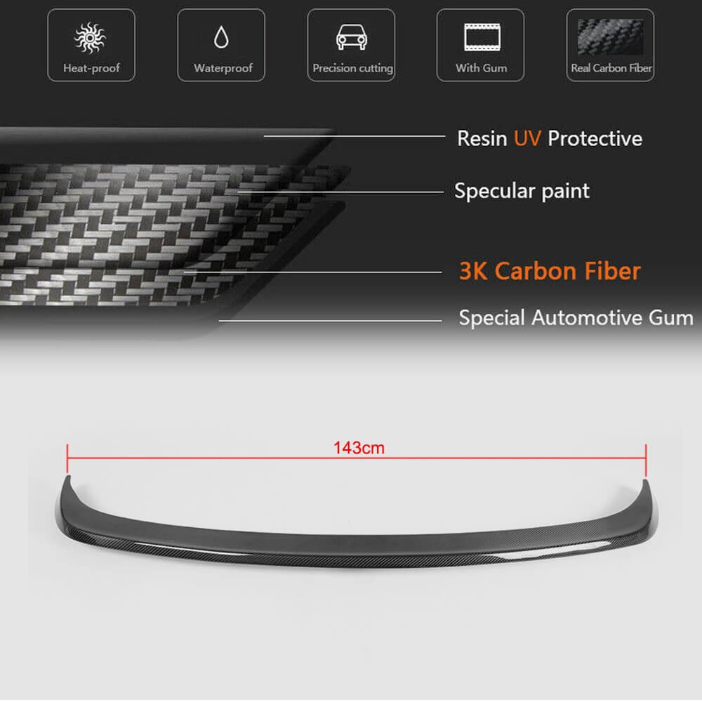 Lower spoiler (for GTI/R HB 2010-2013, Carbon) for Volkswagen Golf 6 - image 5