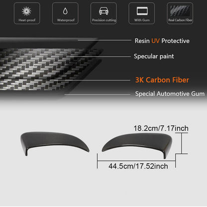 Rear Fender Covers (2016-2019, Carbon) for Porsche Boxster/Cayman 982 (718) 2016- - image 5