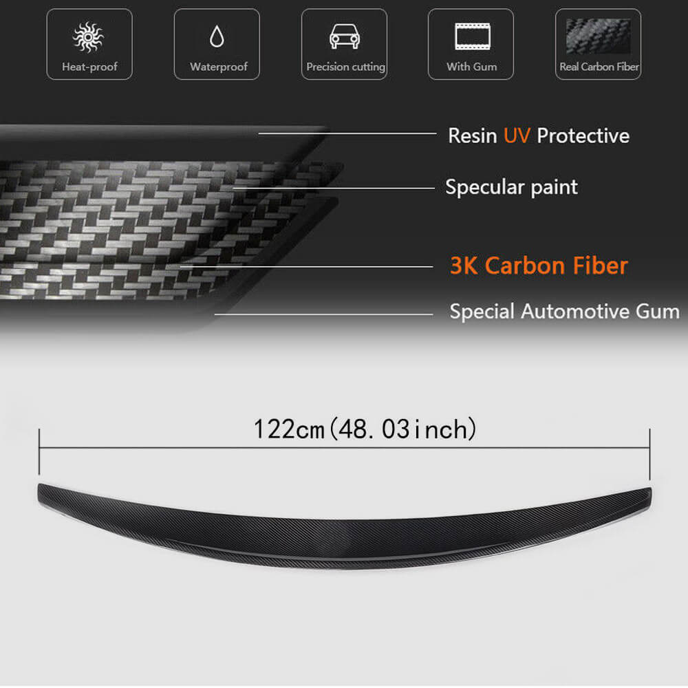 Spoiler (Coupe, 2007-2011, Carbon) for Maserati GranTurismo 2007-2019 - image 5