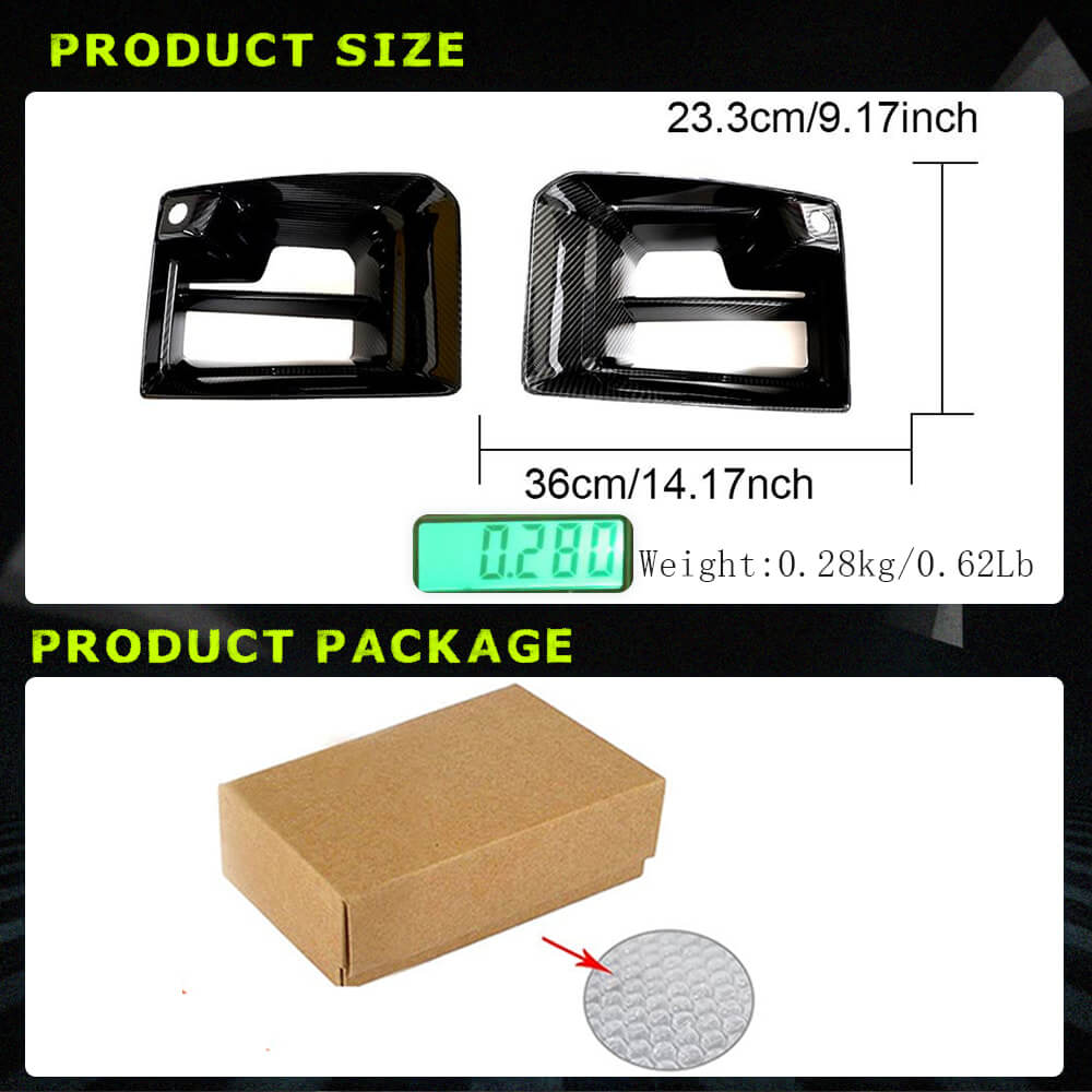 Front bumper air intake covers (for G87, Carbon) for BMW 2 Series G42 2021- - image 5