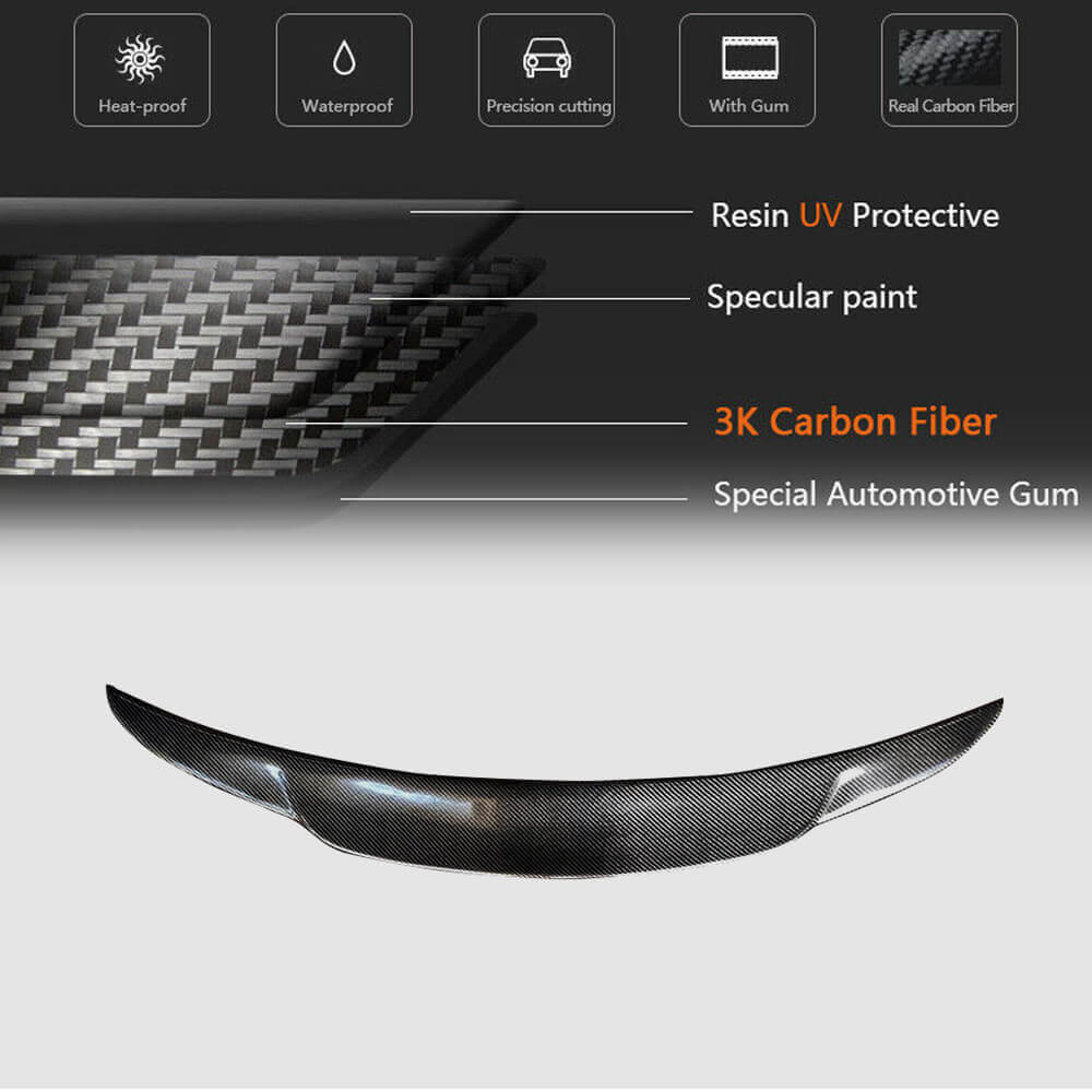 Spoiler (2016-2020, Carbon) for Jaguar XF 2016- - image 5