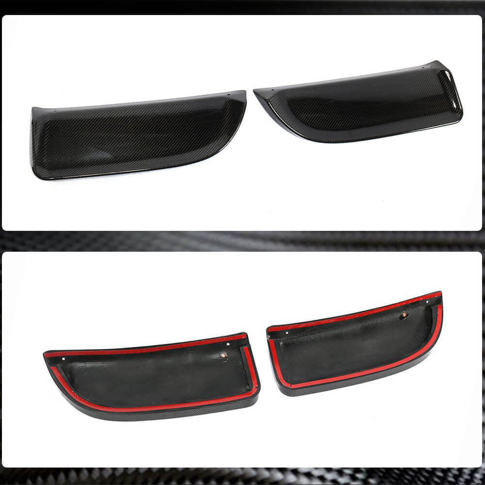 Rear Bumper Diffuser V2 (2016-2019, Carbon) for Porsche Boxster/Cayman 982 (718) 2016- - image 5