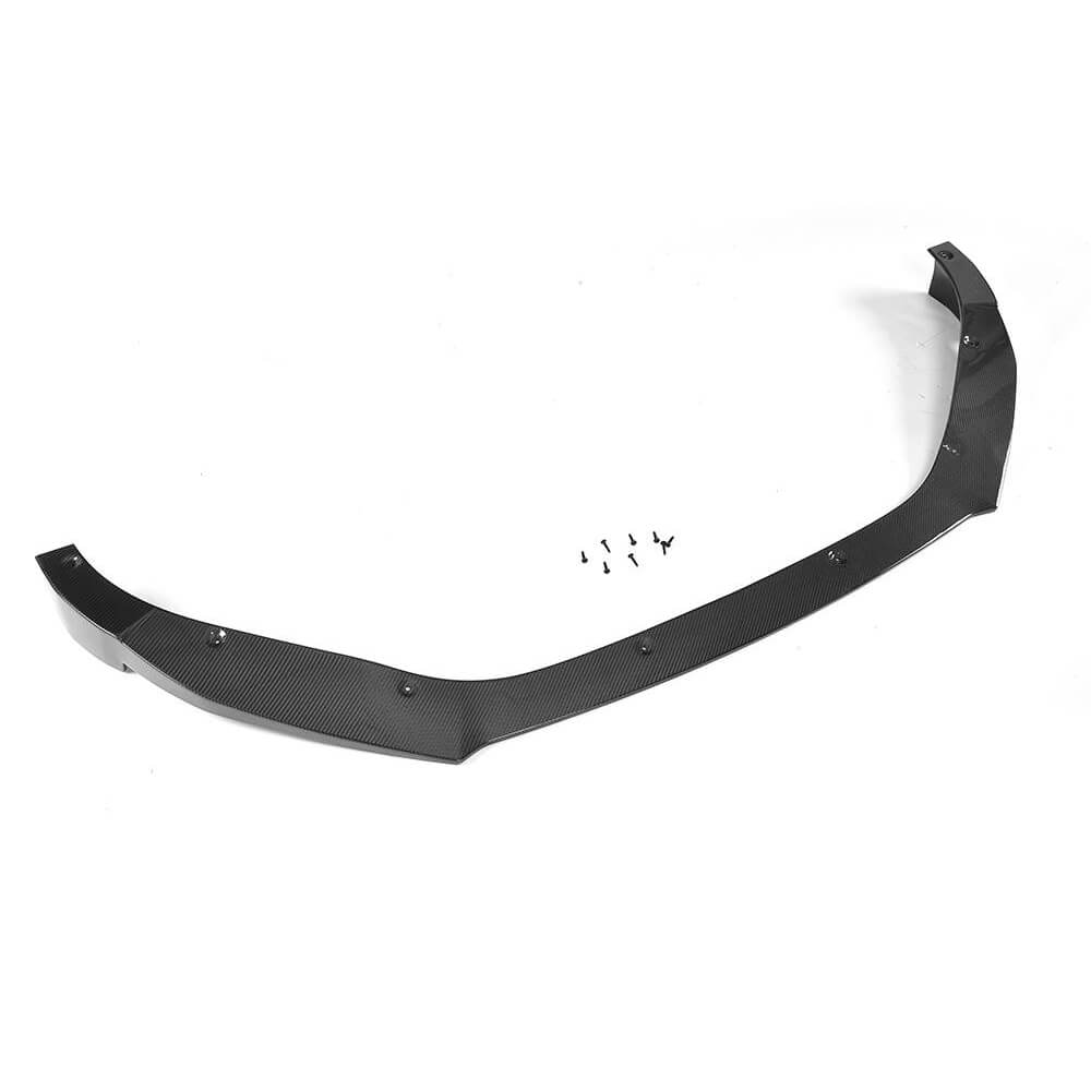 Front Bumper Lip Spoiler (2014-2016, Carbon) for Mazda 3 2013-2019 - image 5