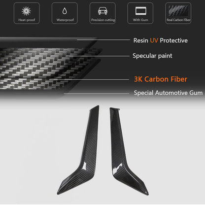 Carbon Front Fender Covers (for Q60 2016-2022) for Infiniti Q50/Q60 2013-2024 - image 5