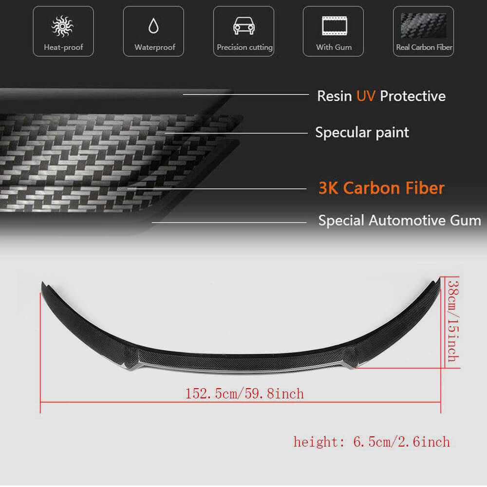 Front bumper lip V2 (Carbon) for Audi TT 2006-2014 - image 5