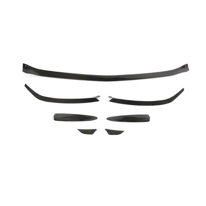 Front Bumper Lip V1 for AMG-Line SD 2018-2021 Carbon for Mercedes A-сlass W177 2018- - image 5