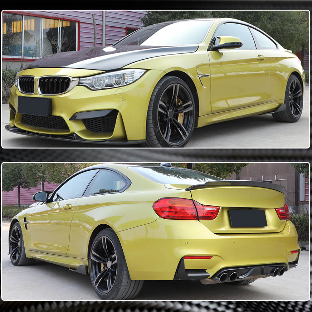 Side Skirt Extensions V3 (for F80, Carbon) for BMW 3 Series F-30/31/34 2012-2019 - image 5