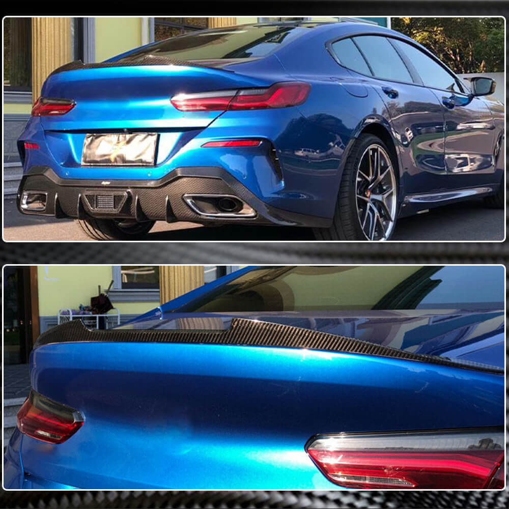 M4-Style Spoiler (for G16/F93, Carbon) for BMW 8 cерія G14/G15/G16 2018- - image 5