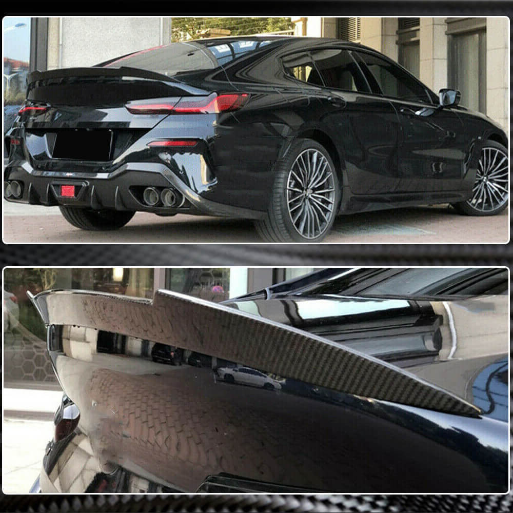Rear Trunk Spoiler Dry Carbon Fiber V3 (for G15) for BMW 8 series G14/G15/G16 - image 5