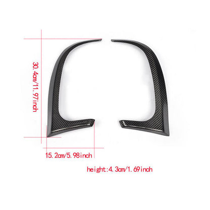 Covers on the rear bumper (for A45 AMG HB 2013-2015, Carbon) for Mercedes A-class W176 2012-2018 - image 5