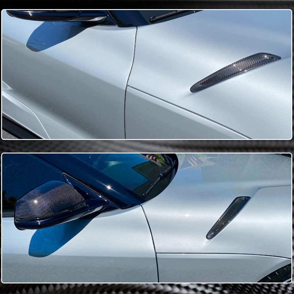 Covers on the hood (Carbon) for Toyota Supra 2019- - image 5