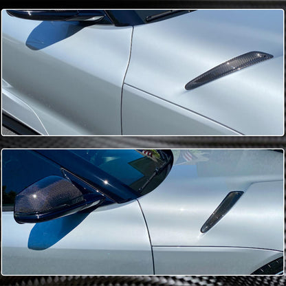 Covers on the hood (Carbon) for Toyota Supra 2019- - image 5