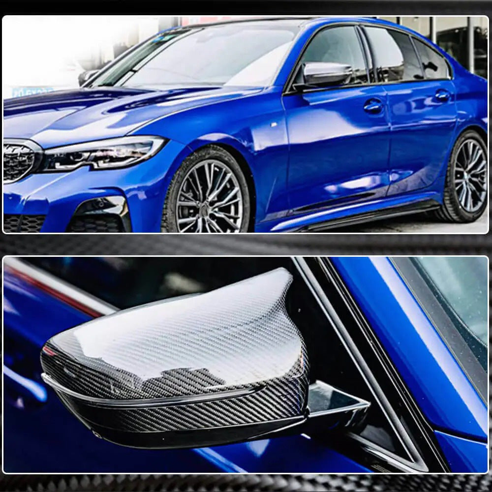 Mirror Covers M-Look Carbon V2 (2018-2022) for BMW 8 series G14/G15/G16 - image 8