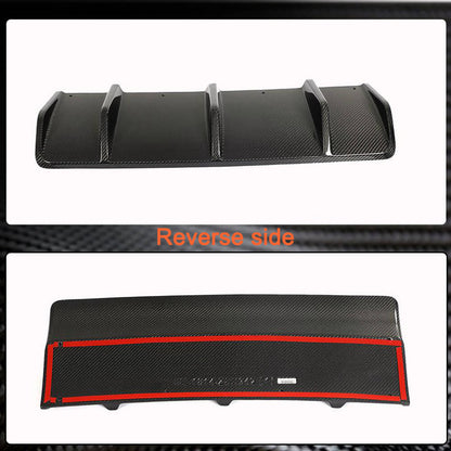 Rear Bumper Diffuser V1 (2021+, Carbon) for Porsche Macan 2014-2024 - image 5