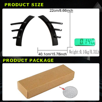 Rear Bumper Vents Dry Carbon Fiber V3 (for G87) for BMW 2 Series G42 2021- - image 5