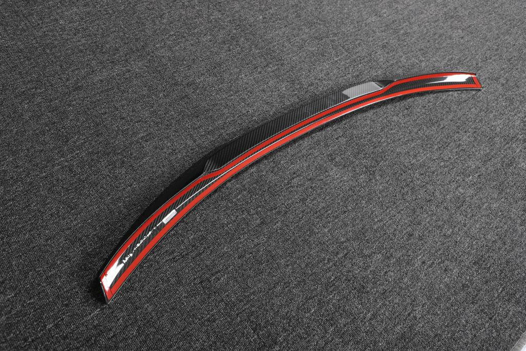 Rear Trunk Spoiler Dry Carbon Fiber V10 (Coupe) for BMW 4 series F-32 2012-2020 - image 5