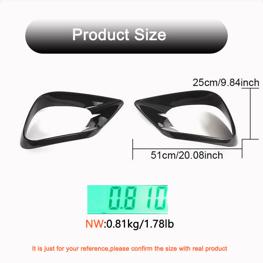 Carbon Front Bumper Covers (for AMG-Line 2017-2019) for Mercedes E-class coupe C238 2016-2024 - image 5