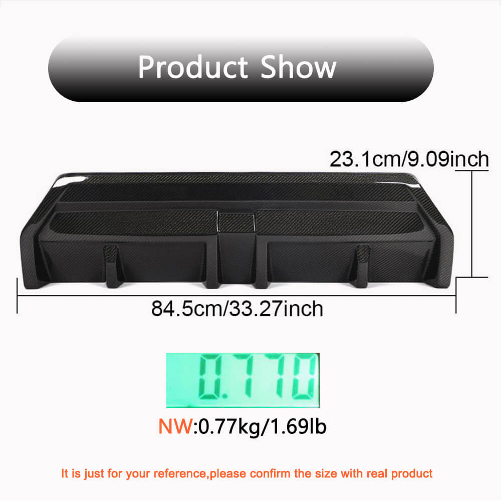 Rear Bumper Diffuser Carbon Fiber V2 (M Sport) for BMW 2 Series G42 2021- - image 5