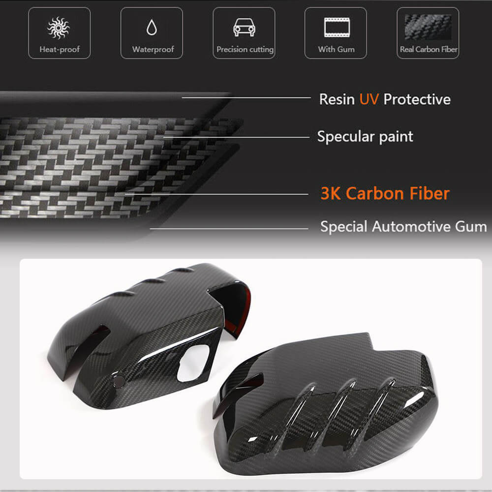 Mirror covers (Carbon) for Ford Bronco - image 5
