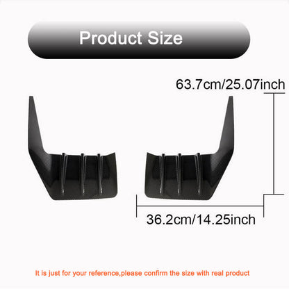 Rear Bumper Splitters Carbon Fiber V5 (for G87) for BMW 2 Series G42 2021- - image 5