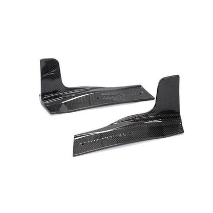 Rear Bumper Extensions Flap (for S-Line 2016-2020, Carbon) for Audi A5 2016-2025 - image 5