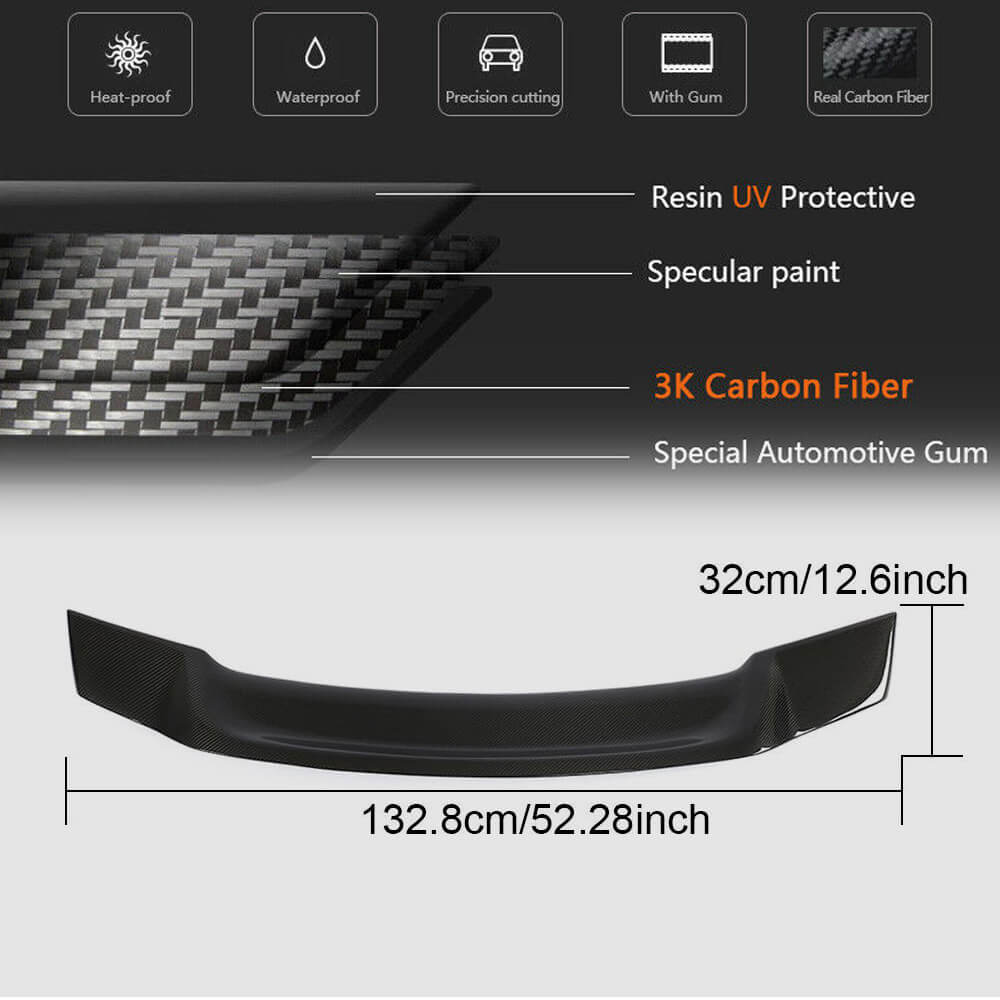 Spoiler V3 (Carbon) for Mercedes S-class W222 - image 5