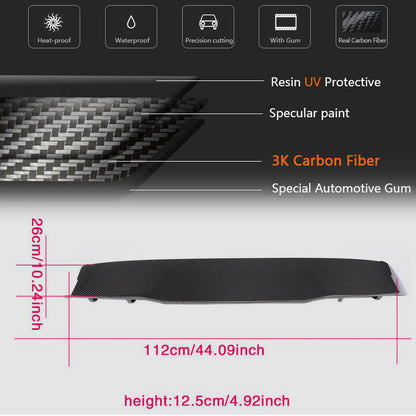 Spoiler V4 (for GTI/R HB, Carbon) for Volkswagen Golf 7/E-Golf 2012-2020 - image 5