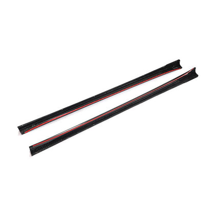 Side Skirts V2 (for Base/S/S Q4/Diesel/250 Diesel, Carbon) for Maserati Ghibli 2013-2023 - image 5