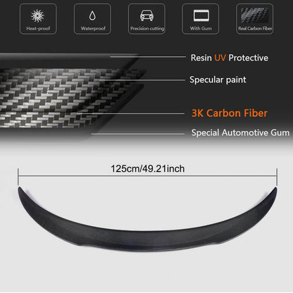 Spoiler V9 (for coupe 2015-2019, Carbon) for Mercedes C-class W205 2014-2021 - image 5