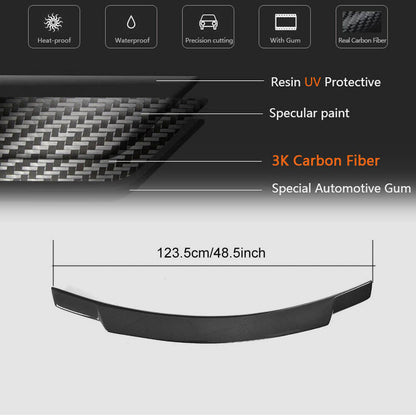 Rear Trunk Spoiler Carbon Fiber V1 (Coupe) for BMW 2 Series F22/23 2014-2021 - image 5