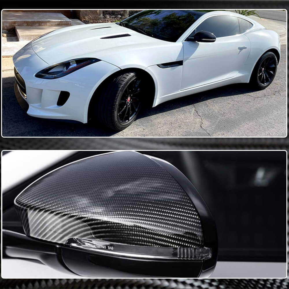 Mirror covers (2013-2021, Carbon) for Jaguar F-Type - image 5