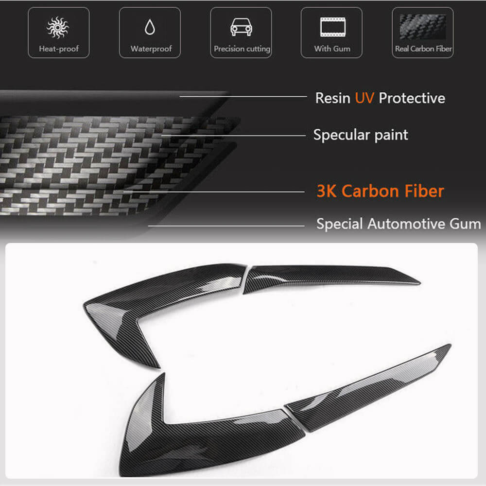 Carbon Rear Fender Covers (2019-2022) for Chevrolet Corvette C8 2019- - image 5