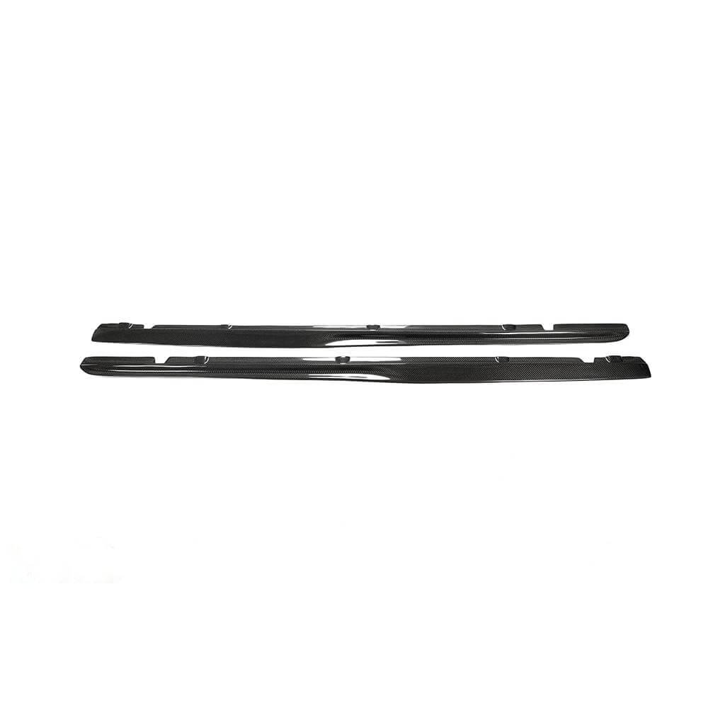 Side Skirts V4 (for C43/C63 AMG 2015-2019, Carbon) for Mercedes C-сlass W205 2014-2021 - image 5