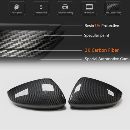 Mirror covers (Carbon) V1 for Audi A3 2020 - image 5