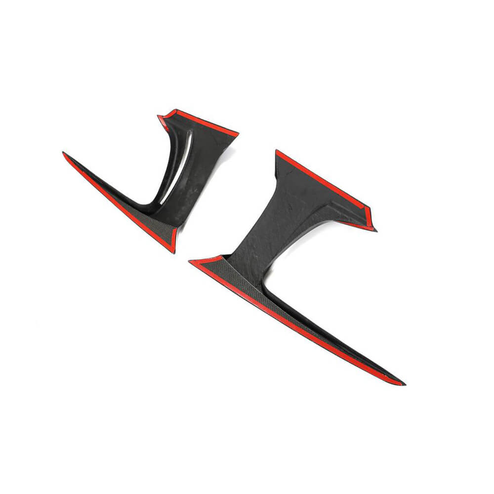 Carbon Front Bumper Covers (for Base 2017-2019) for Jaguar F-Type 2013-2024 - image 5