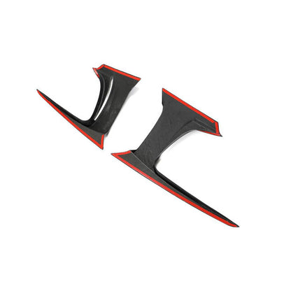 Carbon Front Bumper Covers (for Base 2017-2019) for Jaguar F-Type 2013-2024 - image 5