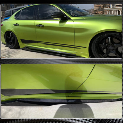 Side Skirts V1 (for Base/Sport, Carbon) for Alfa Romeo Giulia 2016-2022 - image 5