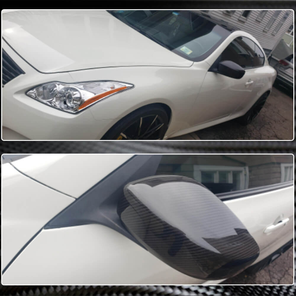 Mirror covers (Carbon) for Infiniti G25/G35/37 (V36/CV36) 2006-2015 - image 5