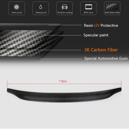 Spoiler V6 (for Coupe, Carbon) for Audi A5 2007-2015 - image 5