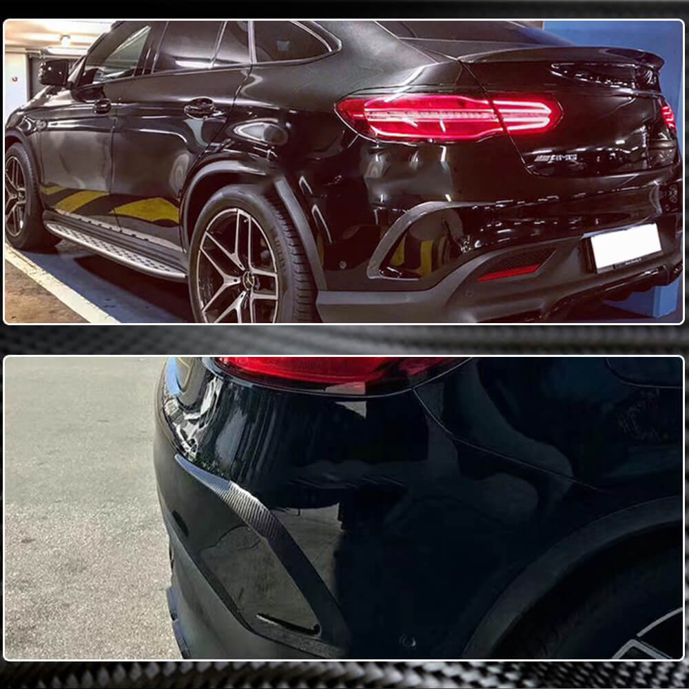 Covers on the rear bumper (Carbon) for Mercedes GLE coupe C292 2015-2019 - image 5