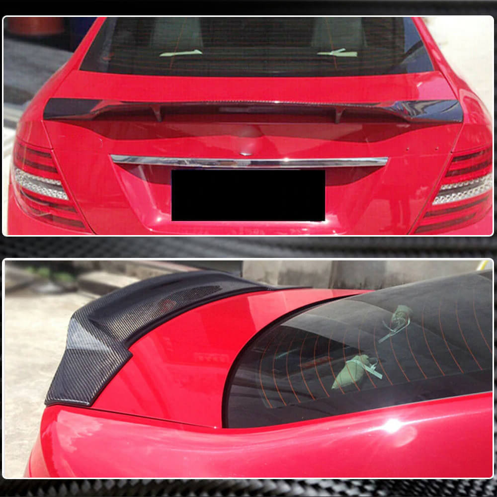 Spoiler SD V7 (Carbon) for Mercedes C-class W204 2007-2015 - image 5