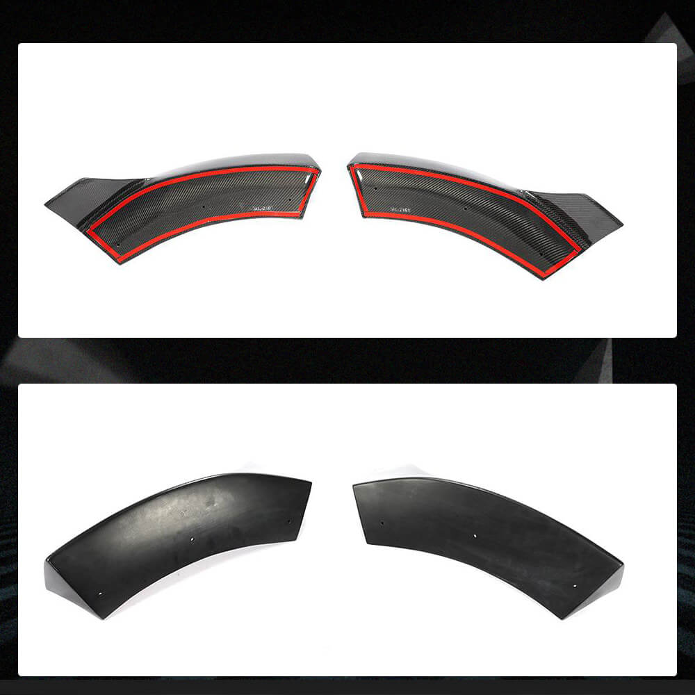 Covers on the front bumper Flap (for V Class 2014-2019, Carbon) for Mercedes Vito / V-class W447 2014↗ year - image 5
