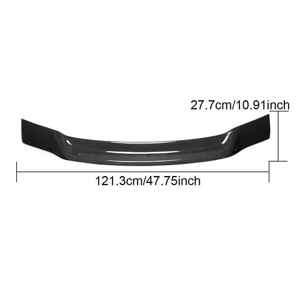 Spoiler V4 (for Base 2011-2015, Carbon) for Audi A4 B8 2007-2015 - image 5