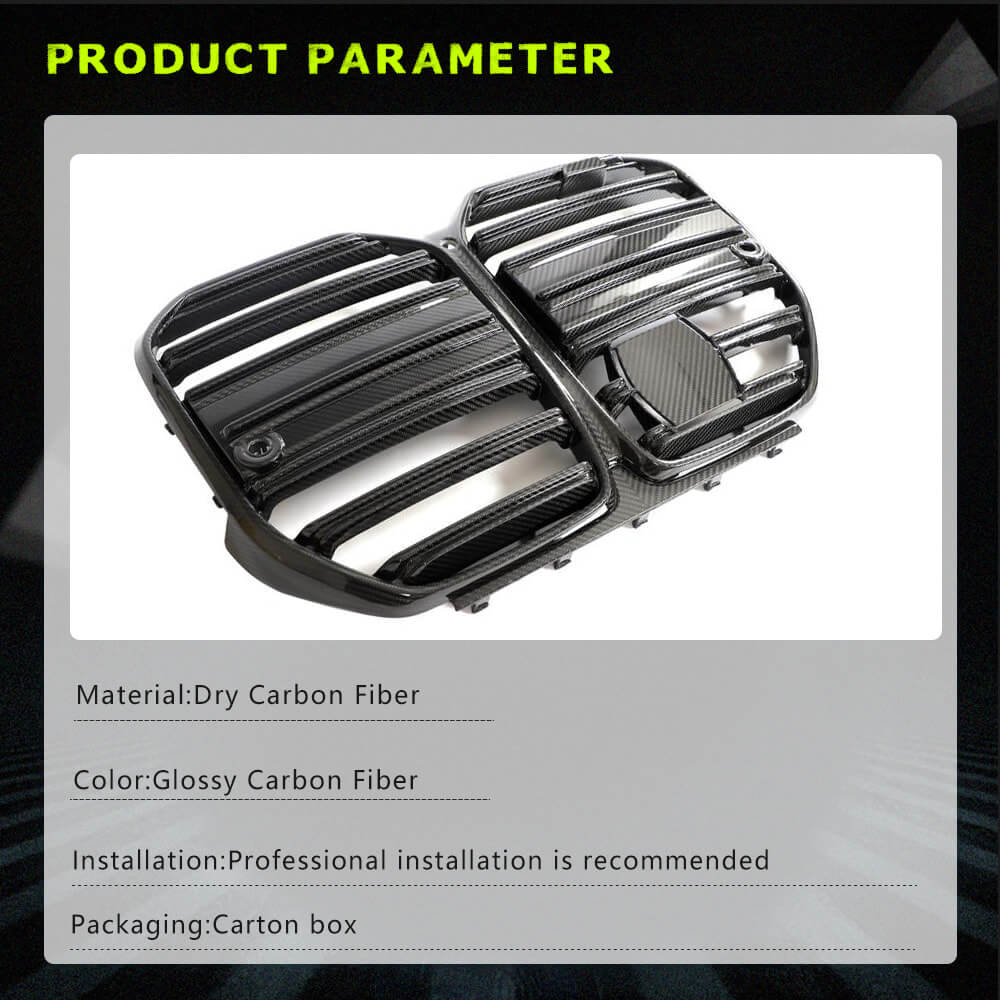 Grille V5 (for G82/G83, Carbon) for BMW 4 Series G22/23/26 2020- - image 5