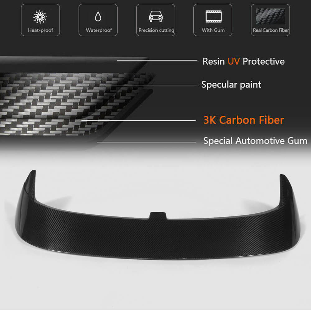 Spoiler V3 (for Base/R-Line HB, Carbon) for Volkswagen Golf 7/E-Golf 2012-2020 - image 5