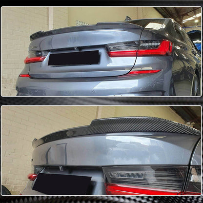 Rear Trunk Spoiler Carbon Fiber V19 (SD) for BMW 3 series G20/21 2018- - image 5