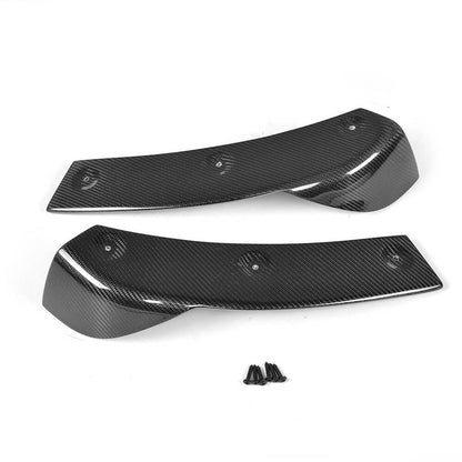Front Bumper Splitters Carbon Fiber (for M-Sport) for BMW 4 series F-32 2012-2020 - image 5