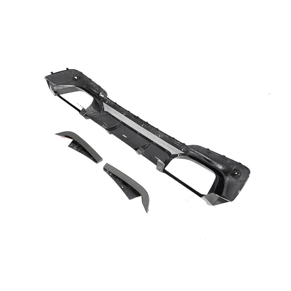 Rear Bumper Diffuser With Splitters Carbon Fiber (for F97) for BMW X3 G01 2018- - image 5