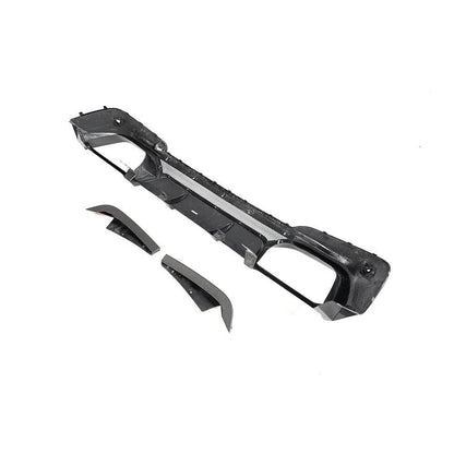 Rear Bumper Diffuser With Splitters Carbon Fiber (for F97) for BMW X3 G01 2018- - image 5