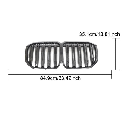 Grilles M-Look (2019-2022, Carbon) for BMW X7 G07 2019- - image 5